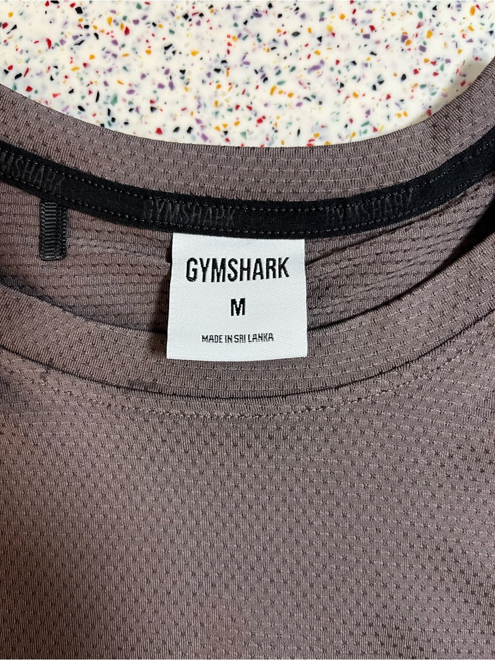 Gymshark Built For More T-shirt Men’s Size M Performance Athletic Tee Brown - Picture 3 of 6